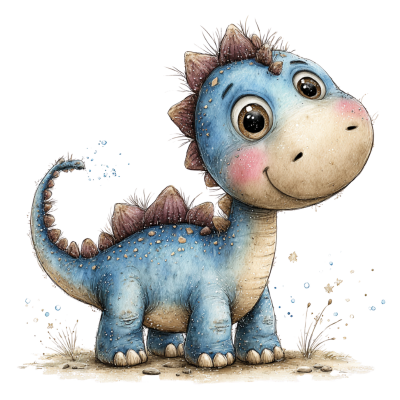Baby Dino Bundle – 10 DTF Transfers, Ready to Press
