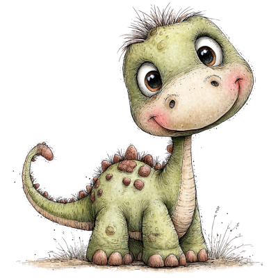 Baby Dino Bundle – 10 DTF Transfers, Ready to Press