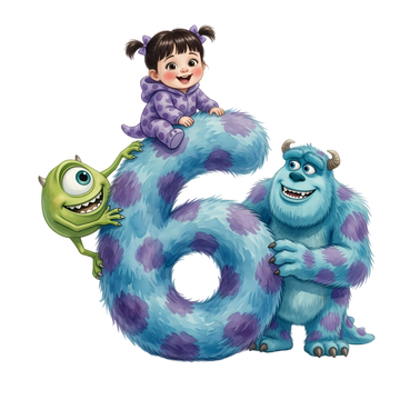 Kids Birthday Number 6