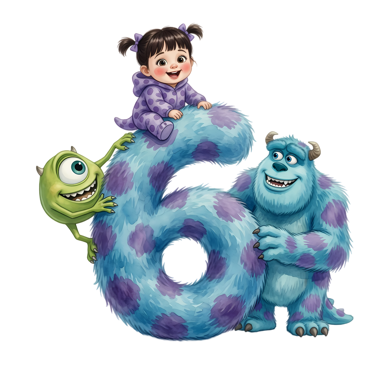 Kids Birthday Number 6
