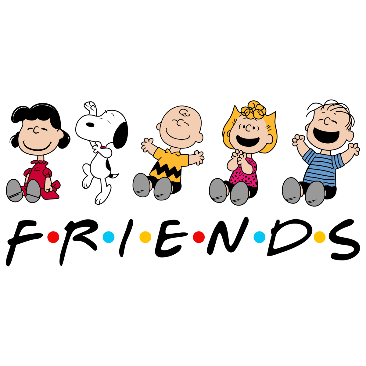 Charlie Brown & Friends Print