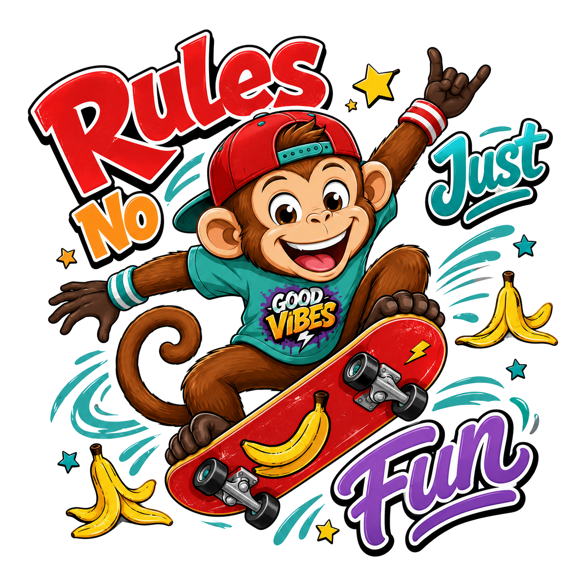 Rules No Just Fun Print