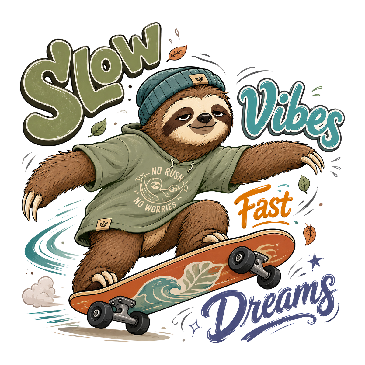 Slow Vibes Fast Dreams Print