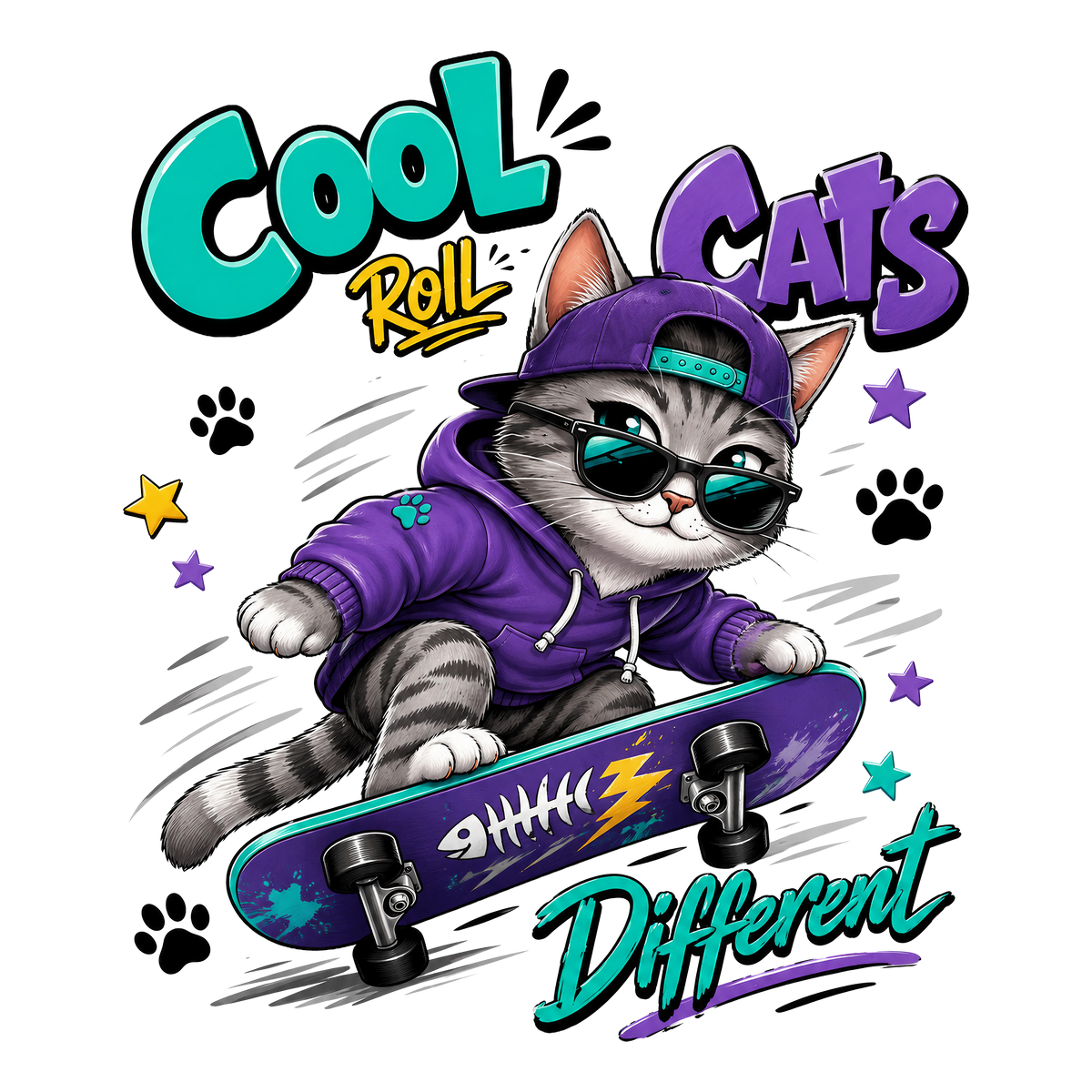 Cool Cats Print