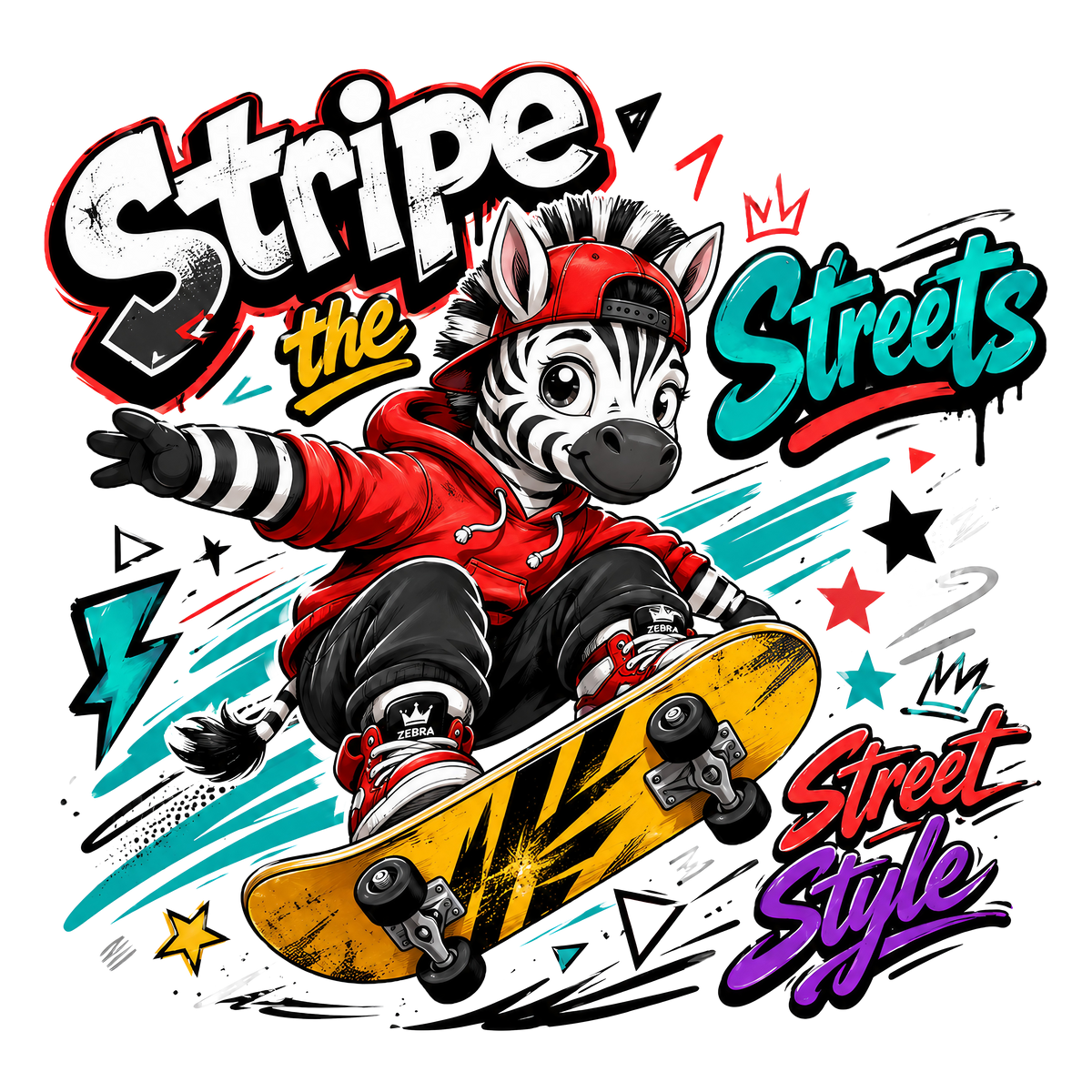 Stripe The Streets Print