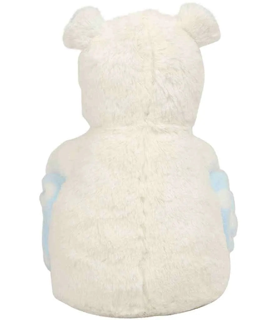 Mumbles Blue Hippo with printed fleece blanket