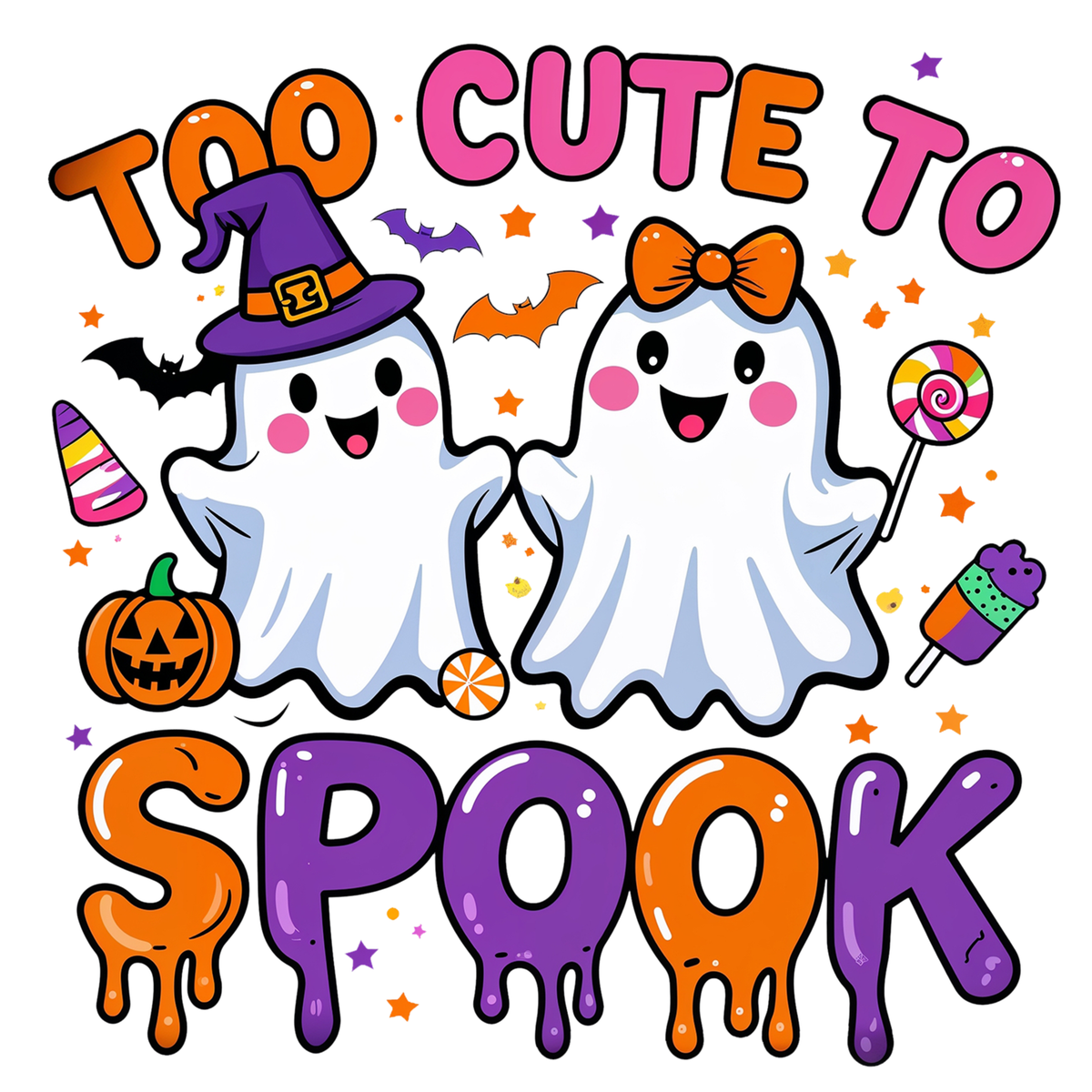 Too Cute to Spook Kids Print