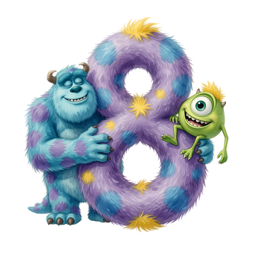 Kids Birthday Number 8