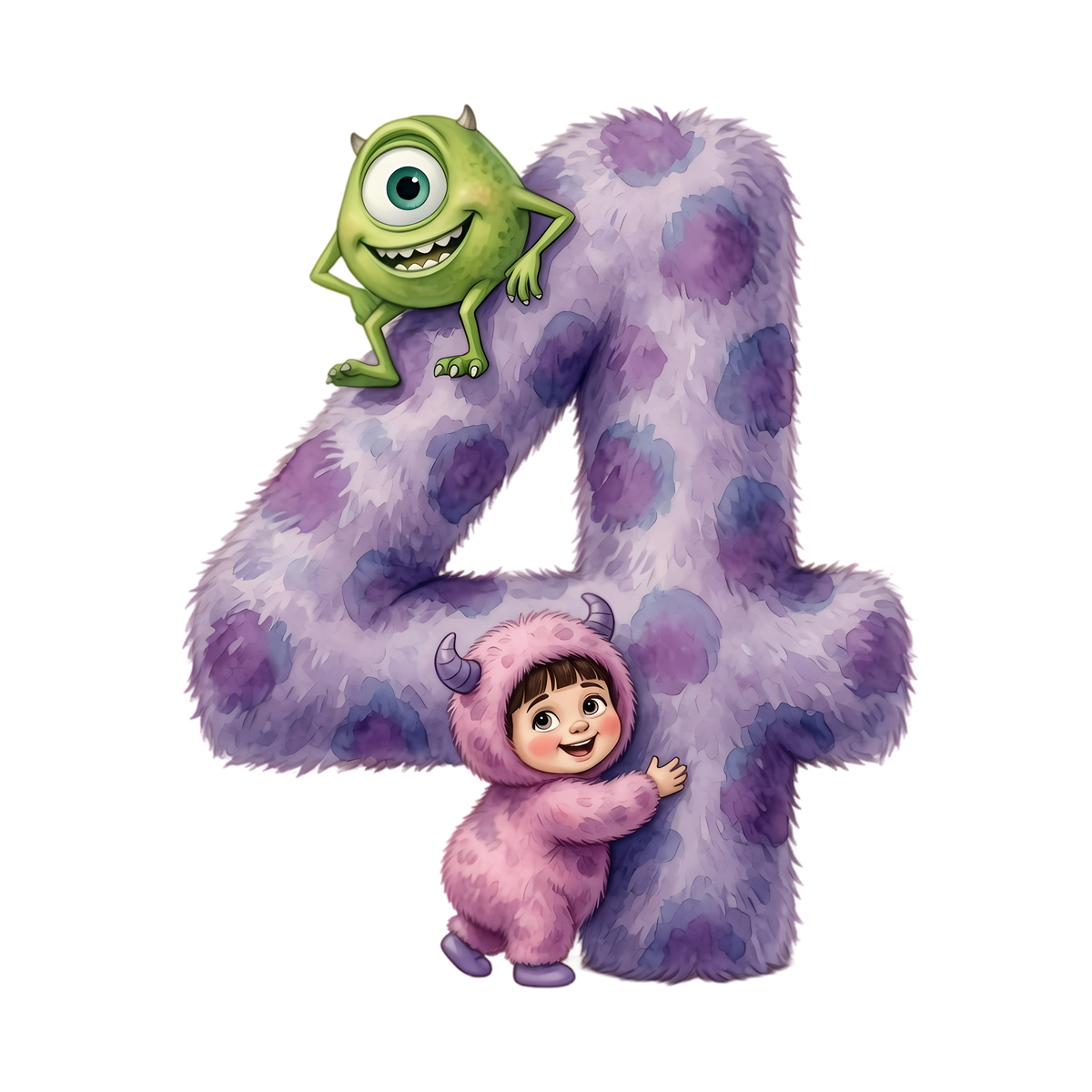 Kids Birthday Number 4