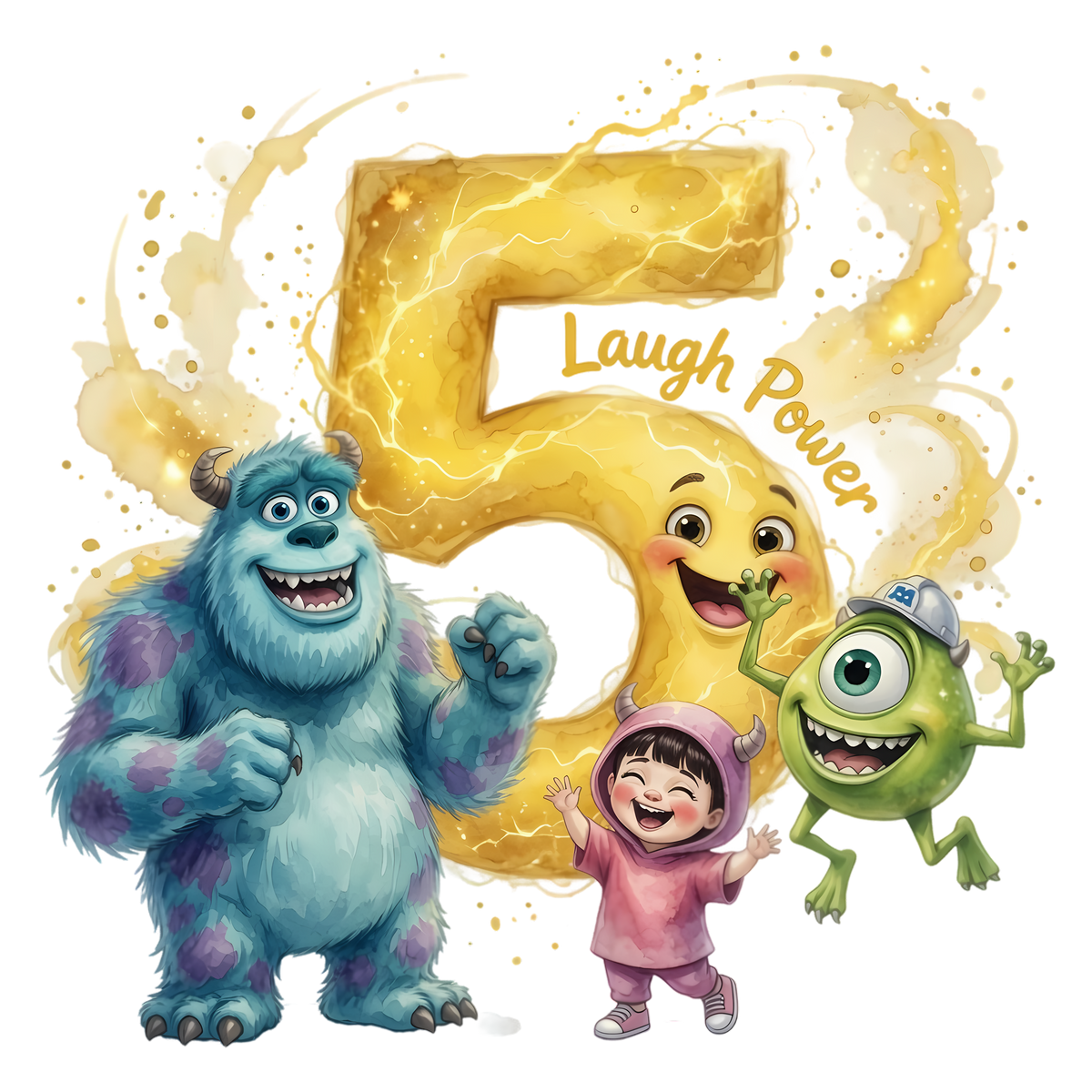 Kids Birthday Number 5